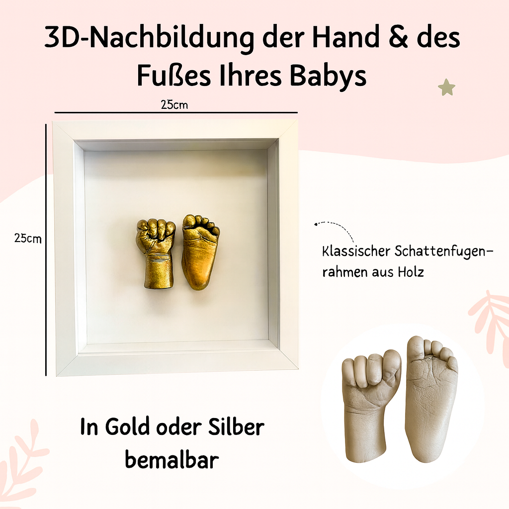 3D Babyabdruckset | MadebyLina